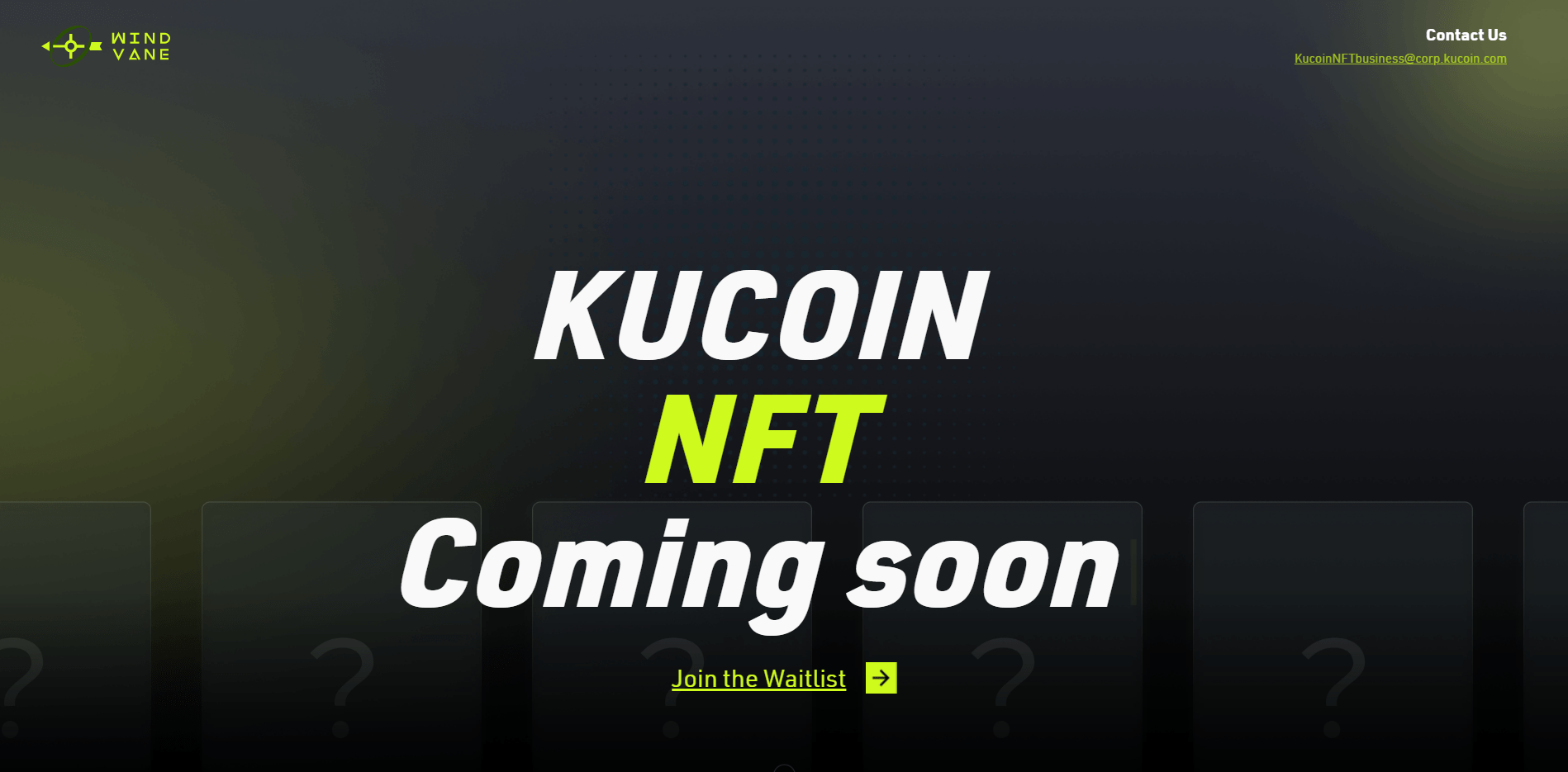 KuCoin Launches Windvane NFT Marketplace, Holds a Series of Welfare Activities for Users
