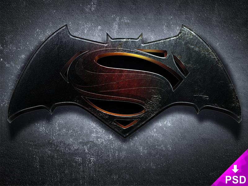 Batman Vs Superman Logo Psd Vector Uidownload