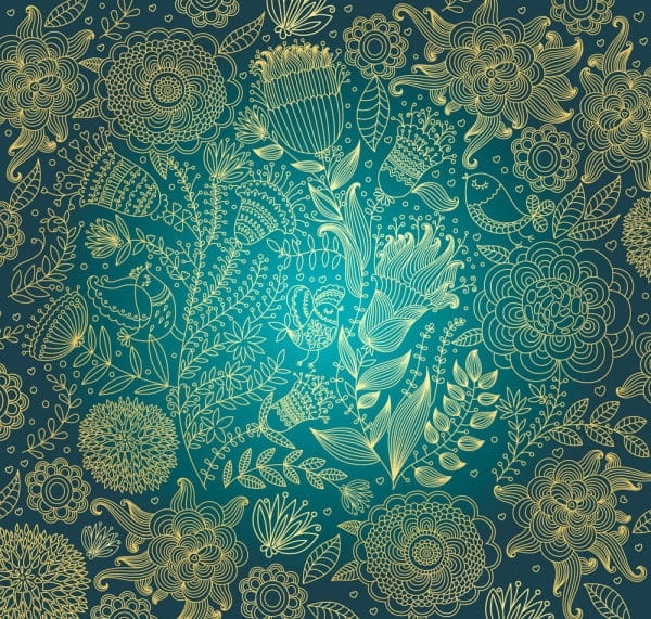 Classical floral pattern vector eps UIDownload