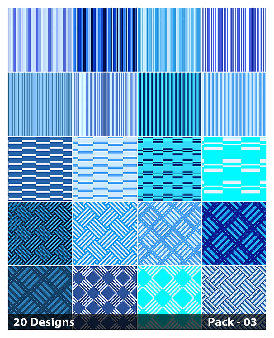 20 Blue Stripes Pattern Background Vector Pack ai UIDownload