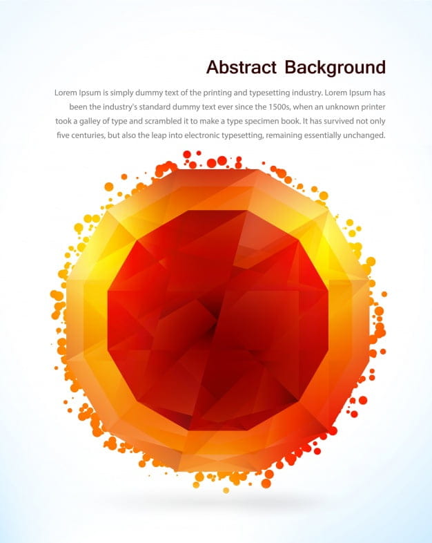 Orange abstract background eps vector UIDownload