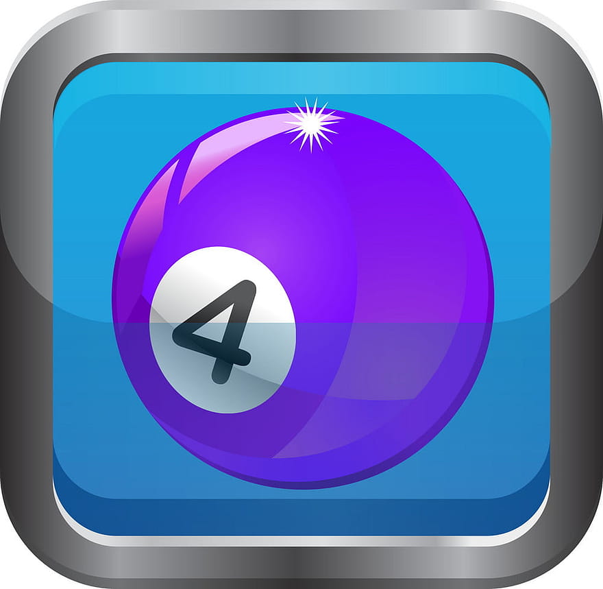 Pool ball icon vector ai eps UIDownload