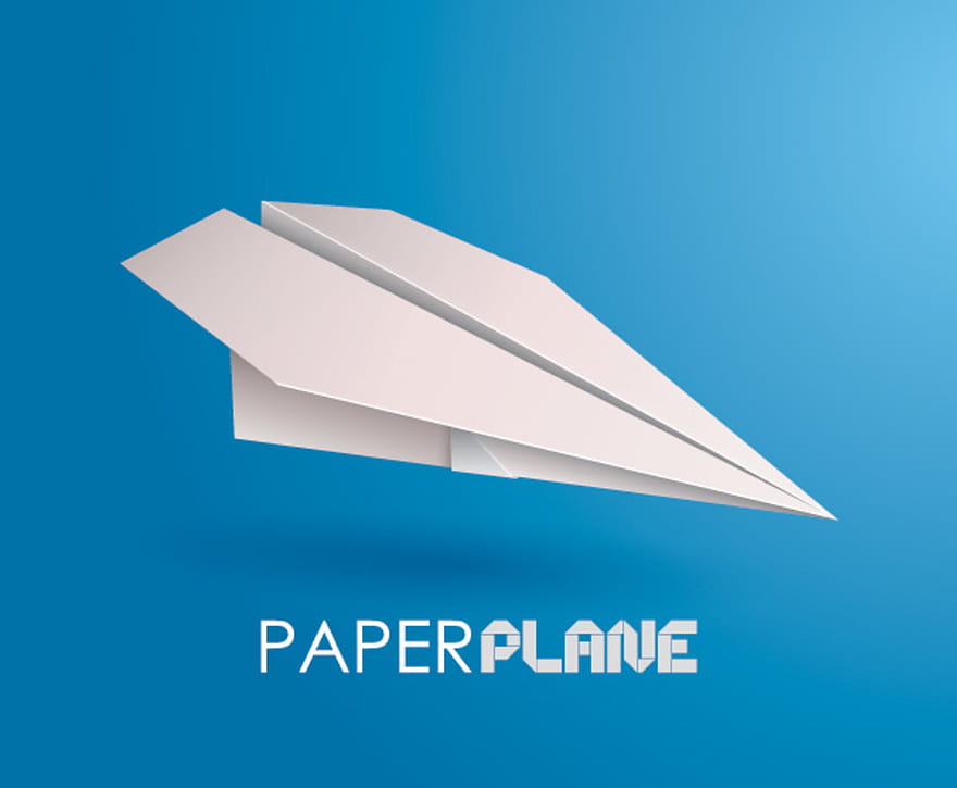 Paper Plane eps vector UIDownload