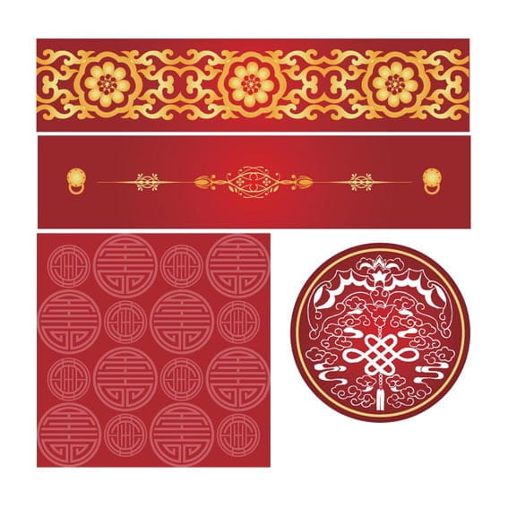 Chinese style pattern vector eps UIDownload