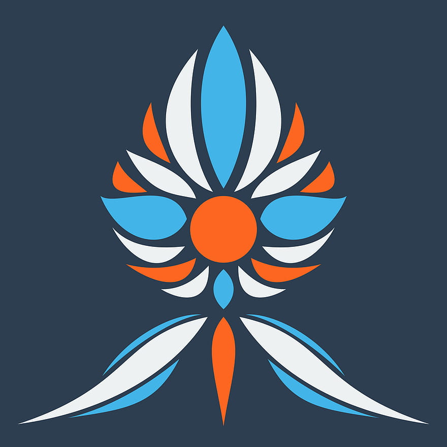 Flower logo template vector eps ai UIDownload