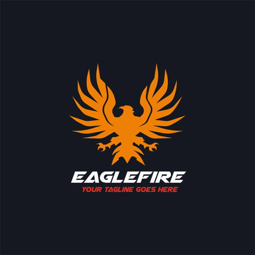 Vektor Desain Logo Elang Api Eps | Uidownload 500_X_500_jpg