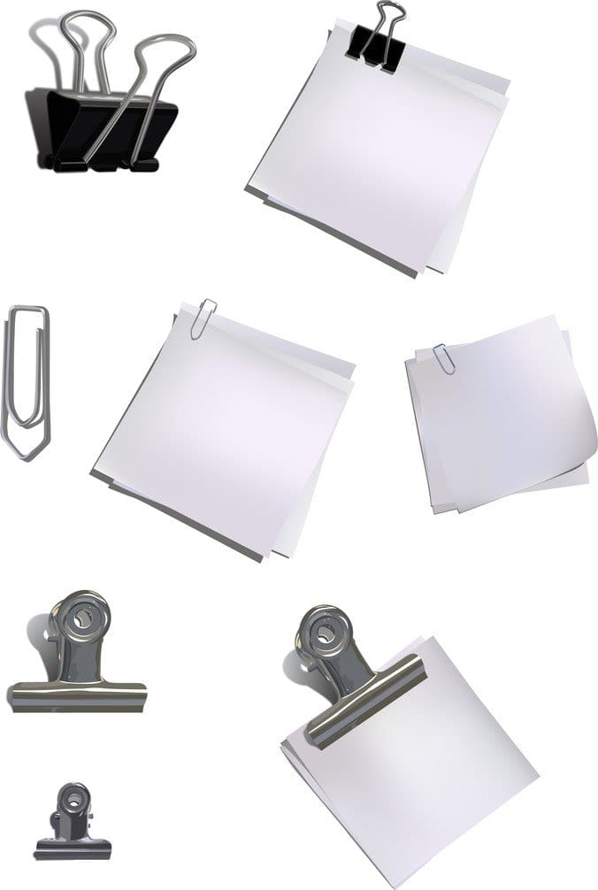 Paperclips ai eps vector UIDownload
