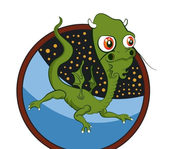 green dragon vector image 2 eps UIDownload