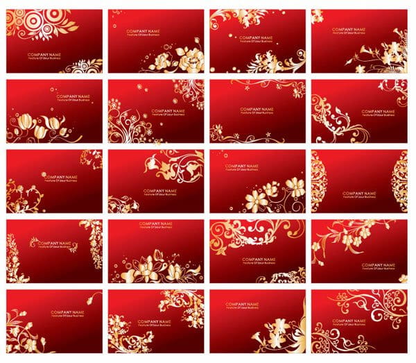 Vector red card patterns eps UIDownload