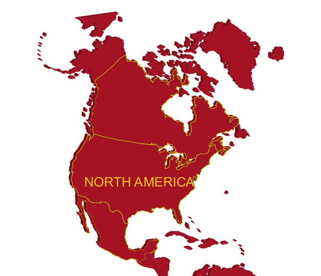 north america vector map eps UIDownload