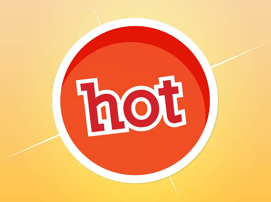 Hot Sticker Vector ai UIDownload