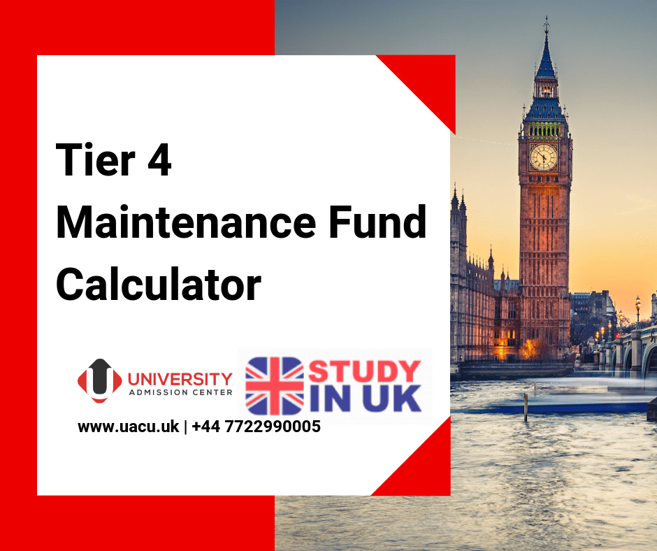 UK Student Visa Maintenance Fund Calculator UACU.UK