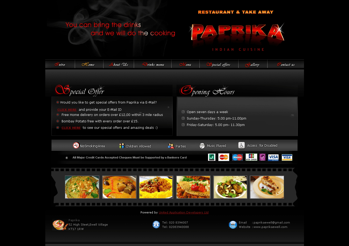 Paprika Restaurant United Application Developers Ltd