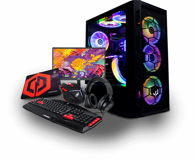 Full Gaming Setup PC RTX 3050+Monitor 144Hz+Mouse+Keyboard