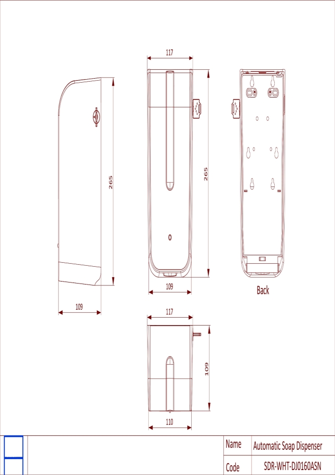 Washroom Accessories Soap Dispensers Automatic Soap Dispensers