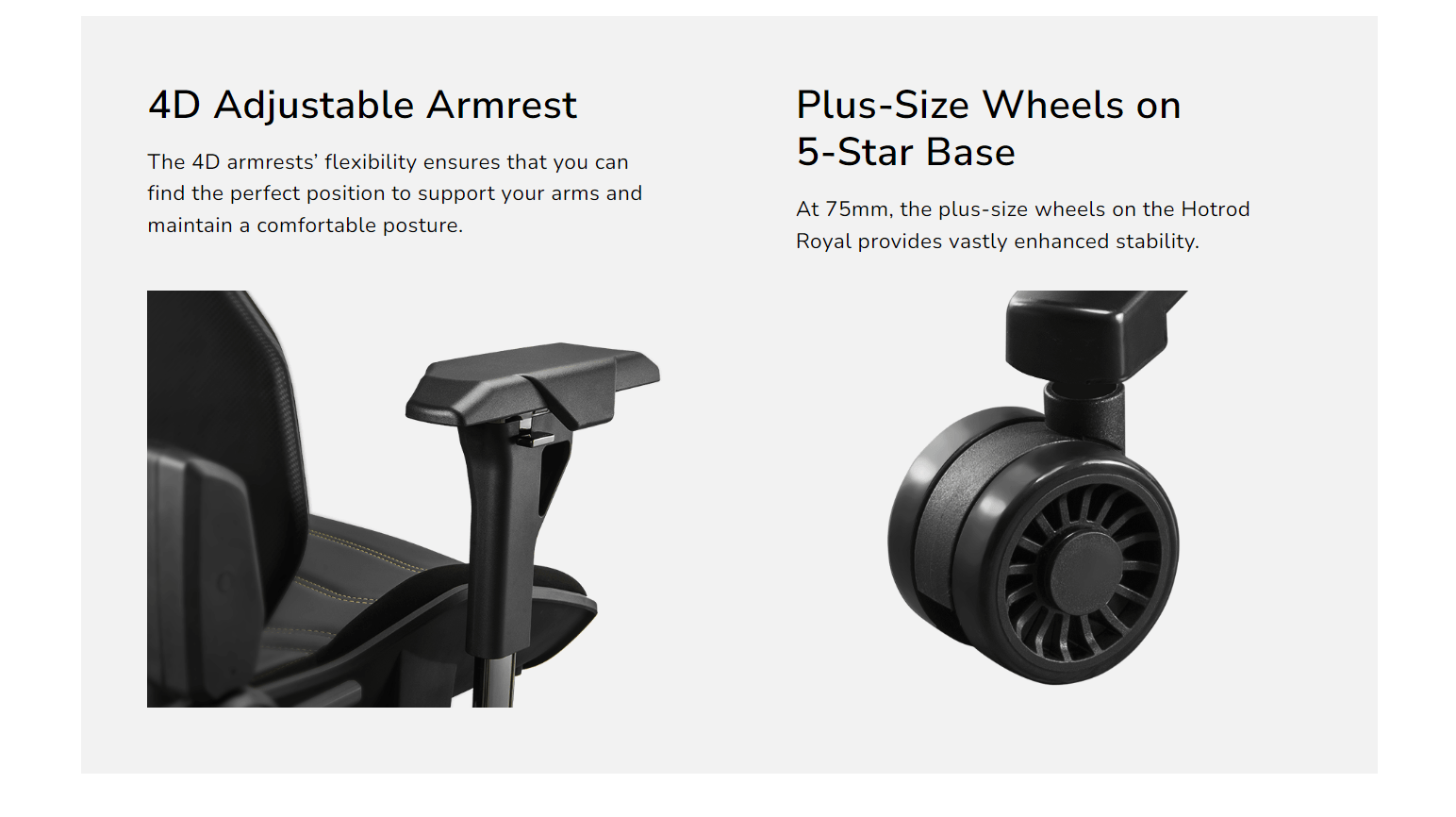 COUGAR HOTROD ROYAL Multizone Backrest Anchored Gaming Chair Hyper