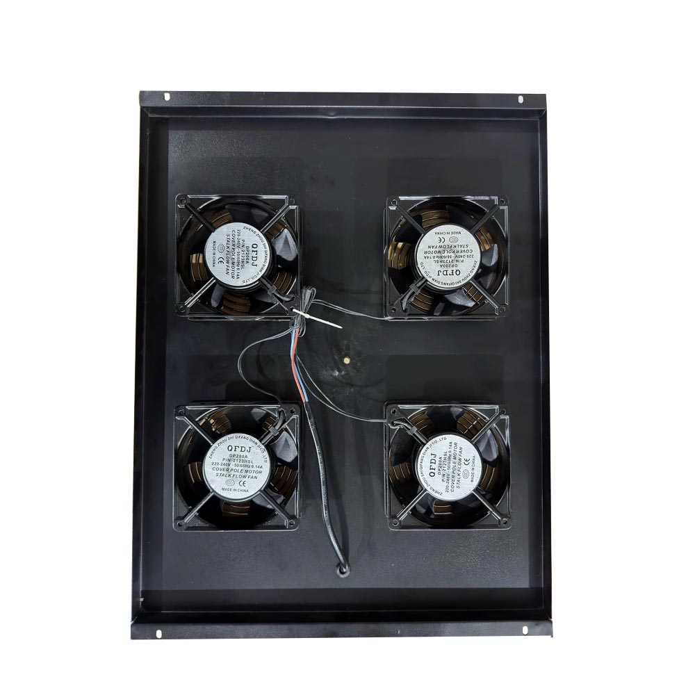 Raised Floor Fan Unit, 4x Cover Pole Motor 120mm Stalk Flow Fan