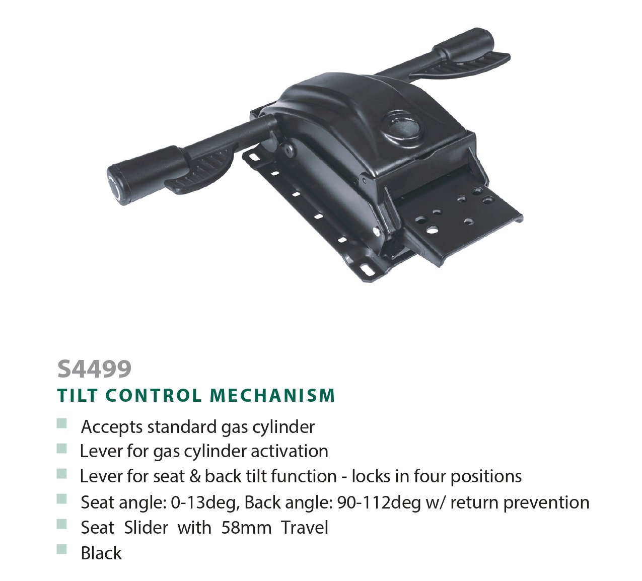 Generic MultiFunction Heavy Duty Chair Tilt Control Mechanism