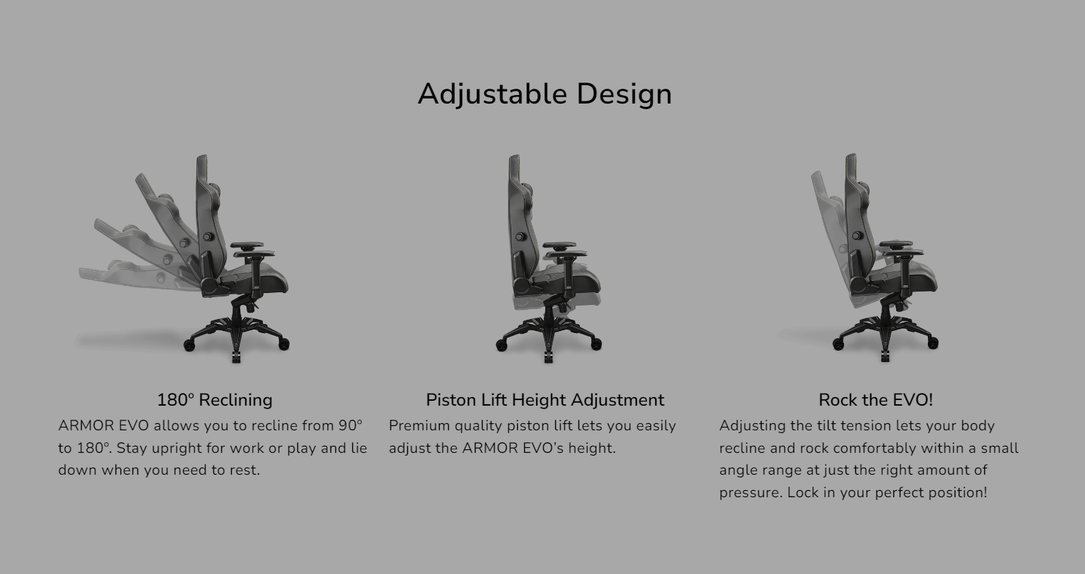 COUGAR ARMOR EVO ROYAL 4way Lumbar Support Gaming Chair, Breathable