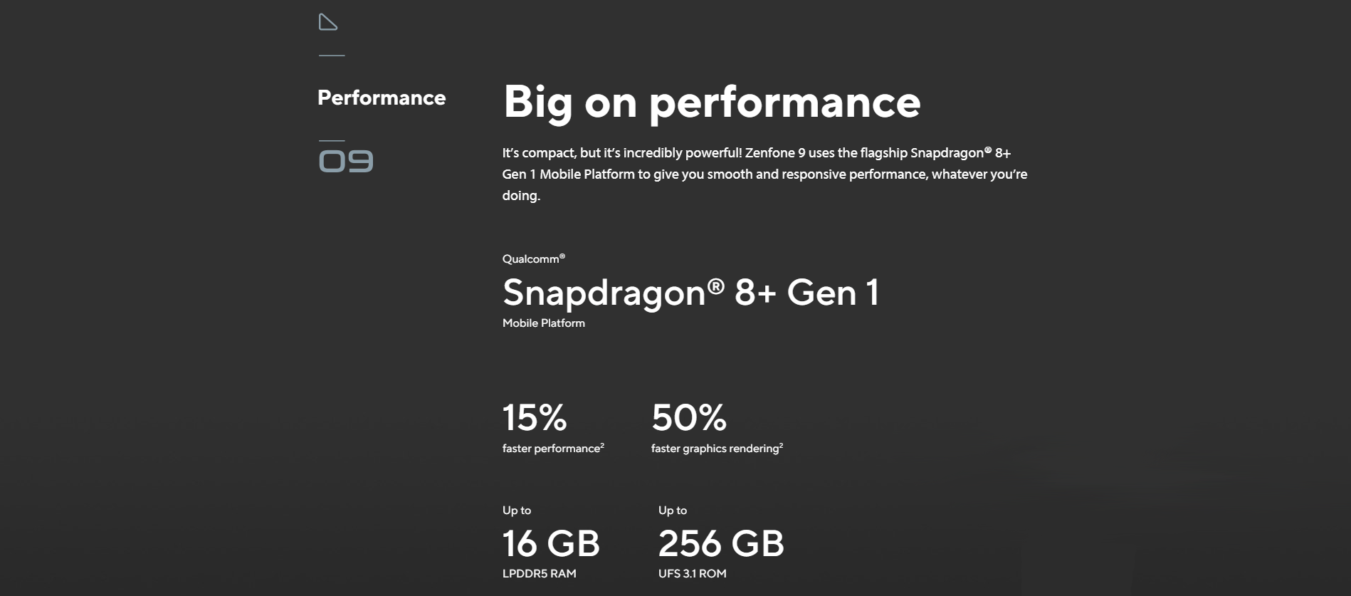 Asus Zenfone 9 5G Smartphone, 5.9" 120Hz AMOLED Display, 8GB RAM, 256GB