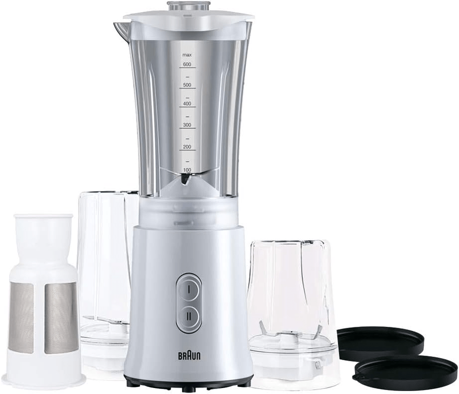 Braun Jug Blender, Powerful 600 W Motor, 600 ML, Removable Stainless