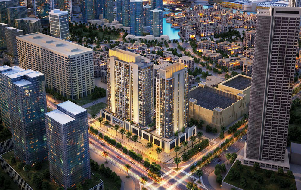 Bellevue Towers Dubai apartments in Dubai from the developer Dubai
