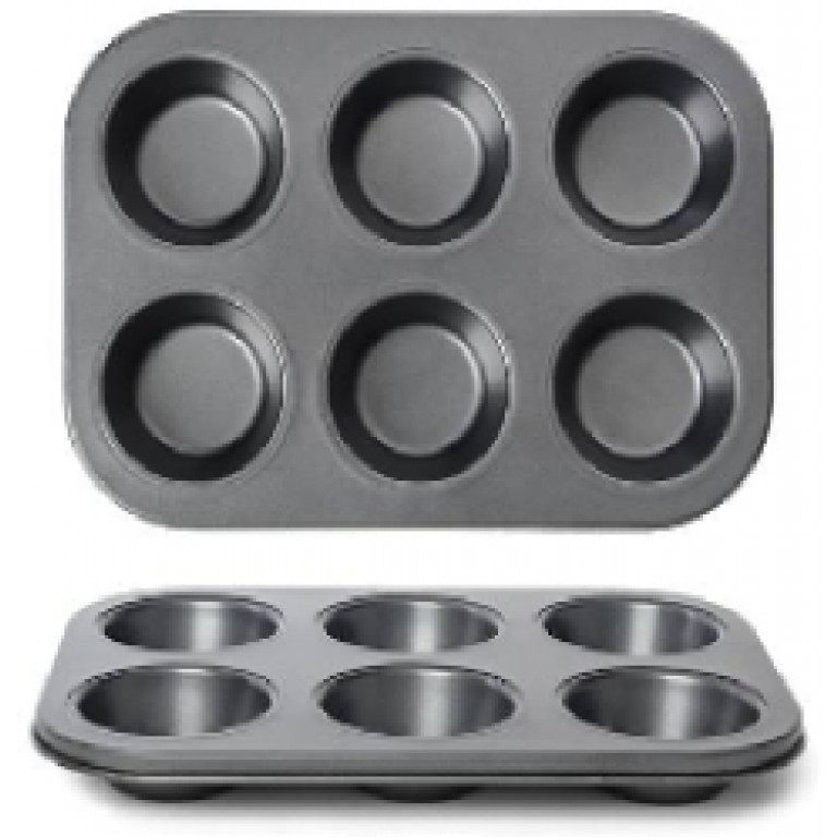 50C NONSTICK 6CUP MINI MUFFIN PAN, 806574790169 UAE Clean