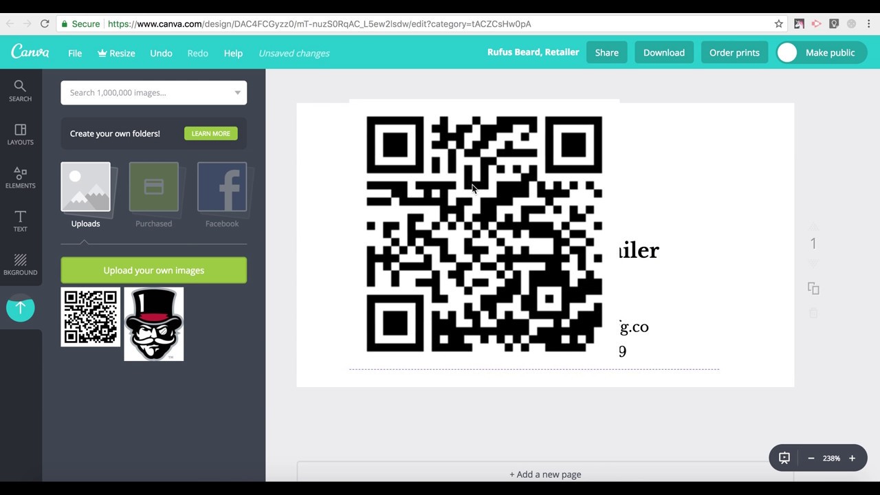 How To Make A Qr Code In Canva Templates Printable Free