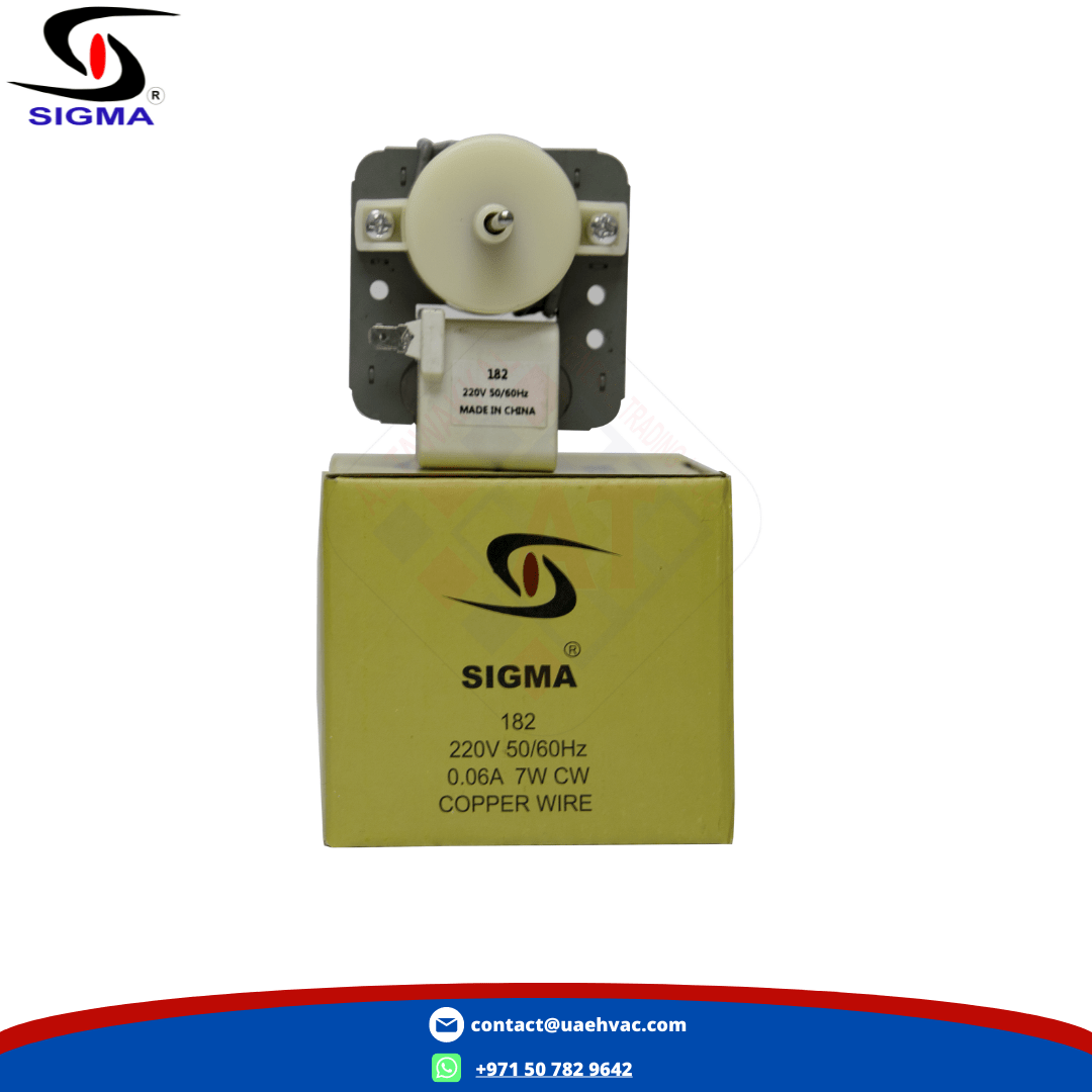 Fan motor for ac unit Sigma HVAC AC Spare Parts Supplier in UAE