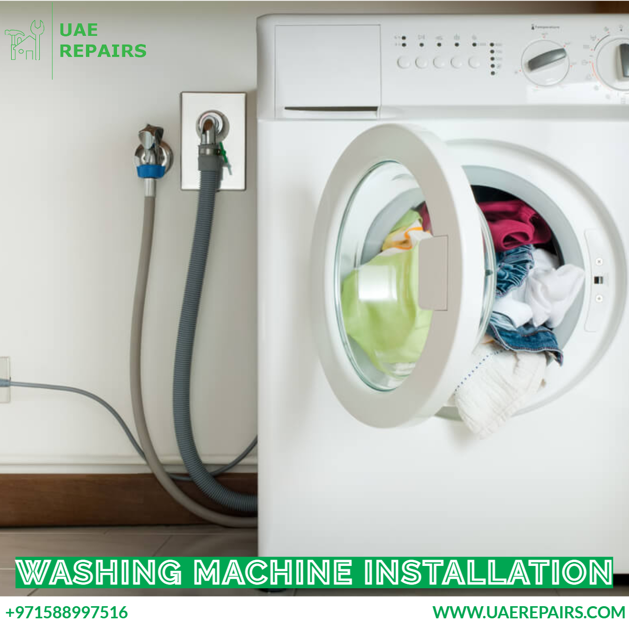 Washing machine installation +971588997516 UAE Repairs