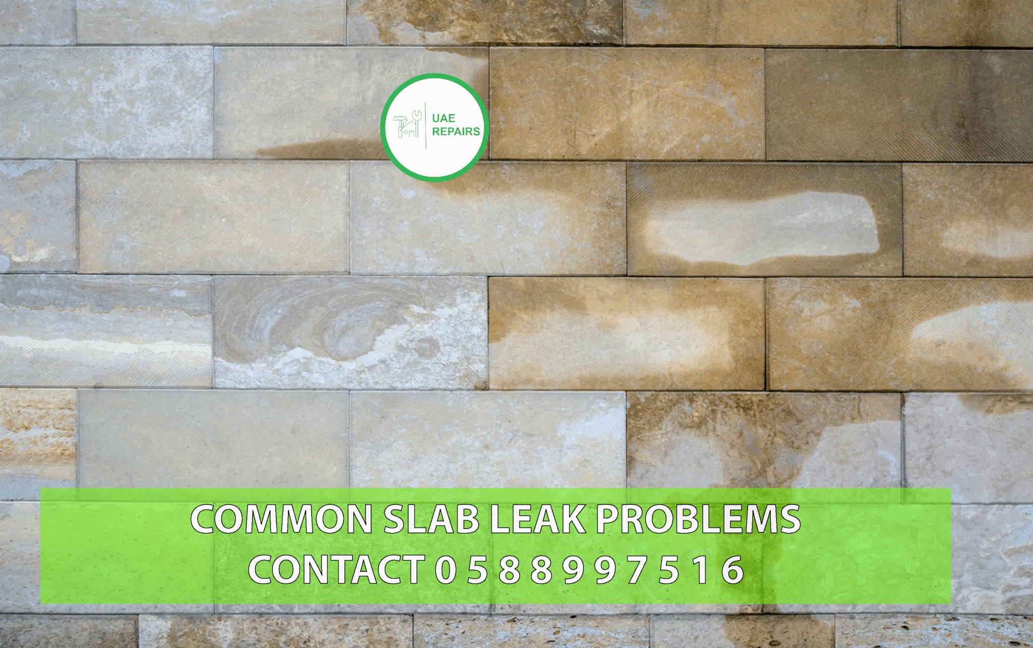 Slab Leak Repair Dubai 0588997516 Water Slab Leak Detection
