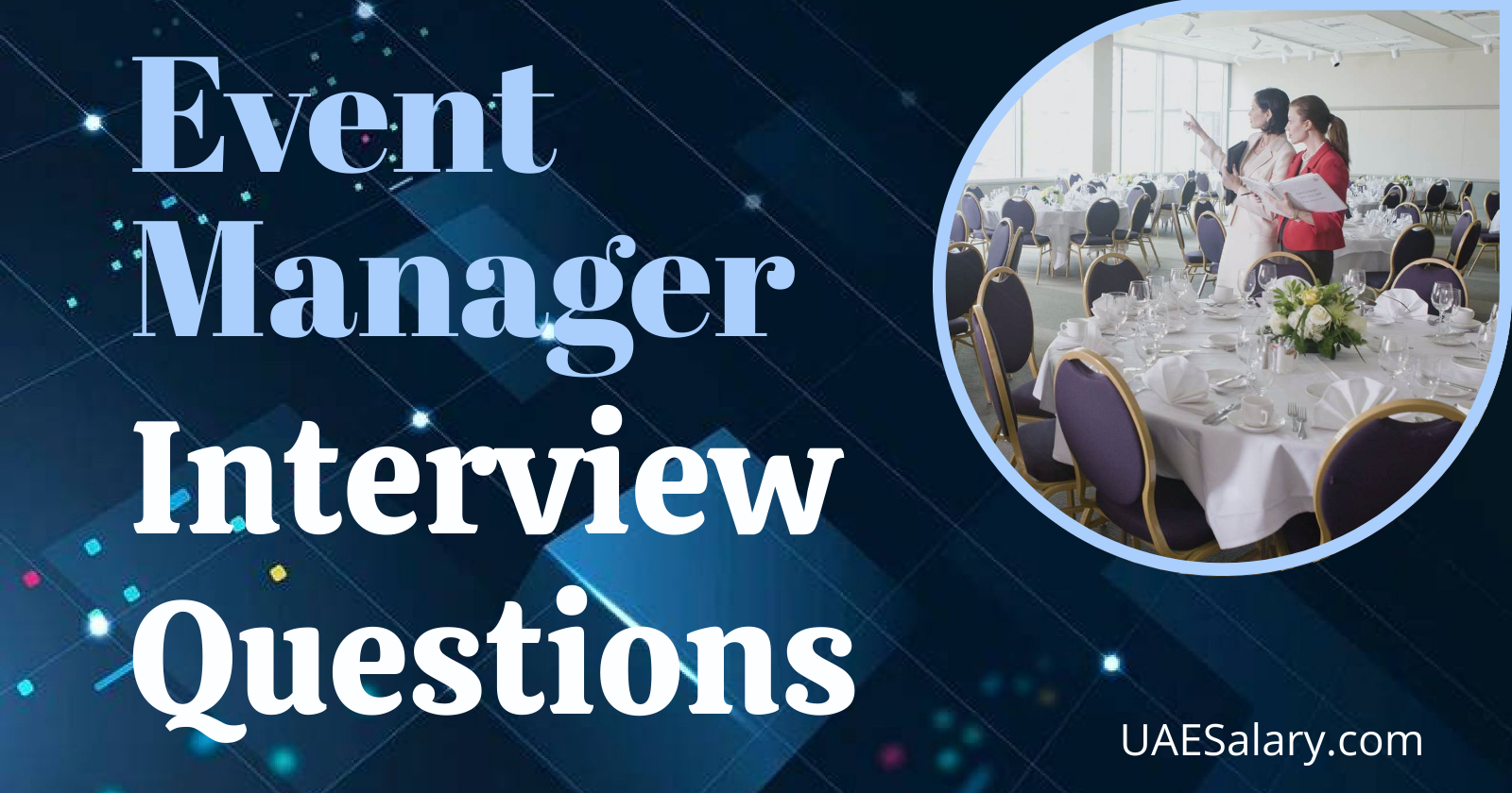 Event Manager Interview Questions with Sample Answers