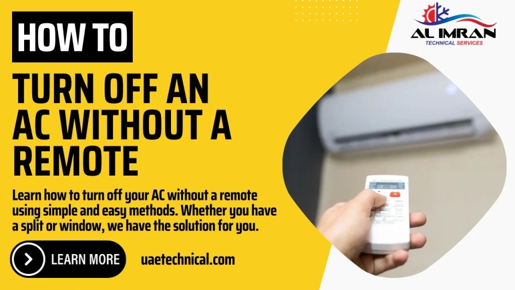 How to Turn On or Off AC without Remote? Easy Steps