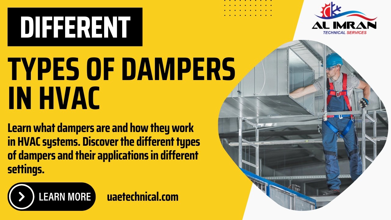 Different Types of Dampers in HVAC UAE Technical