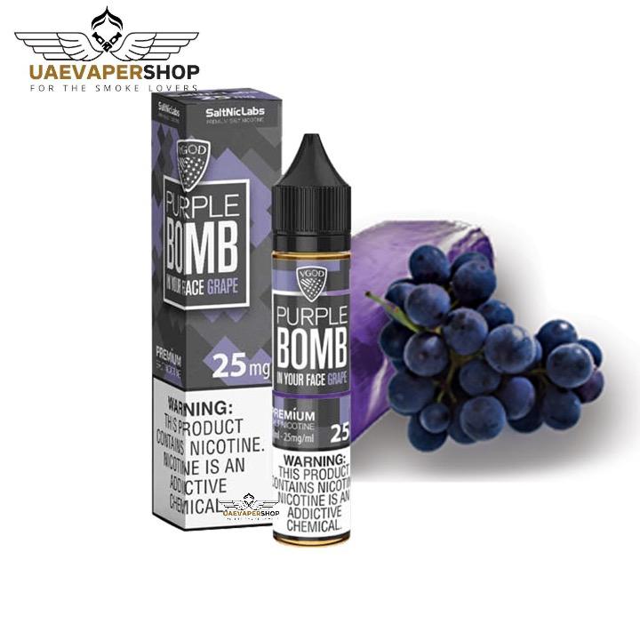 Buy Purple Bomb 30ml Salt Nic Eliquid Vape Shop In UAE