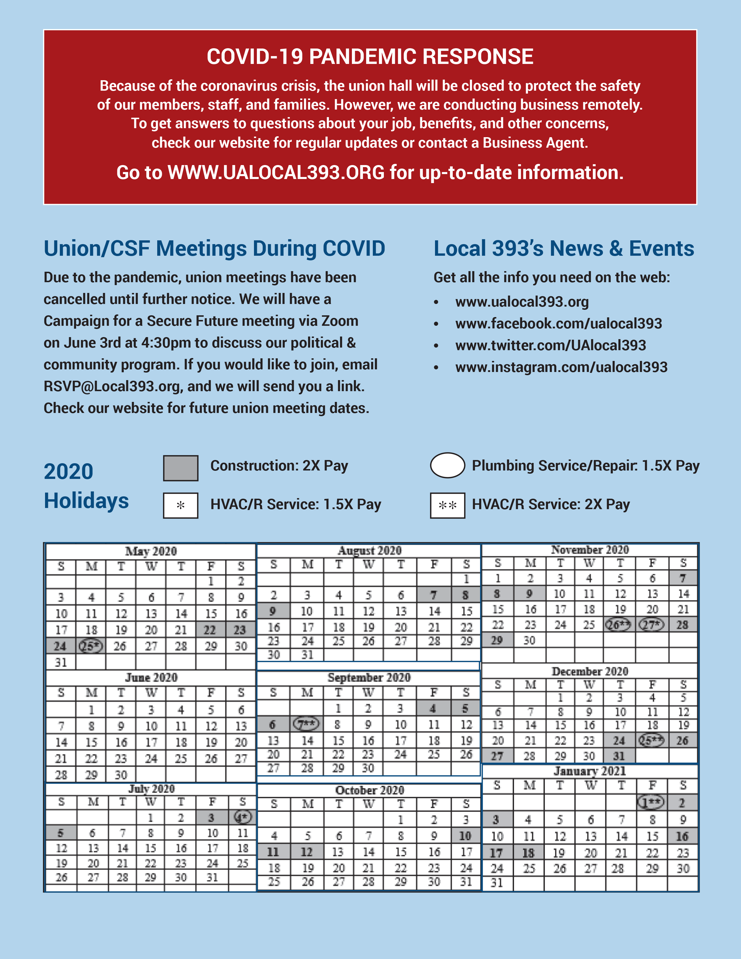 May 2020 Local 393