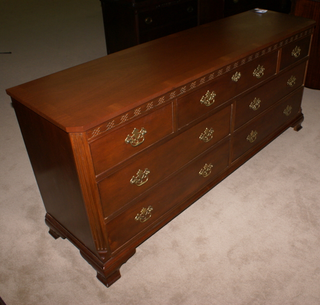 Baker Furniture mahogany double dresser