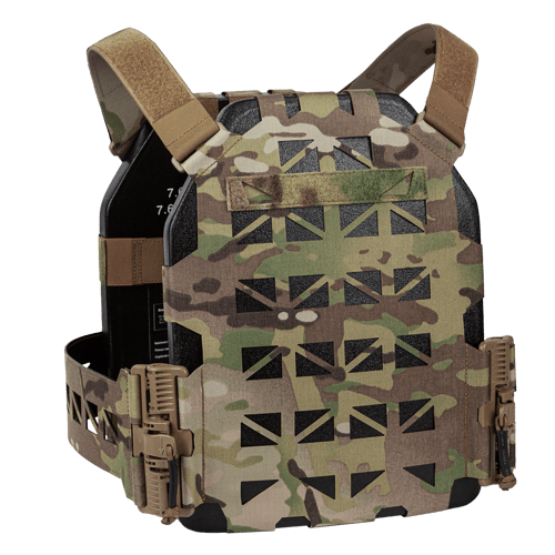 Ukrainian Multicam Plate Carrier, Lightweight Laser Cut Tactical Plate