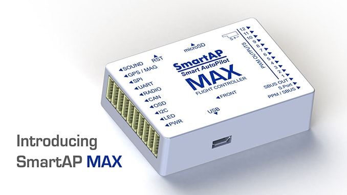 SkyDrones Releases New SmartAP MAX Smart Autopilot For UAS