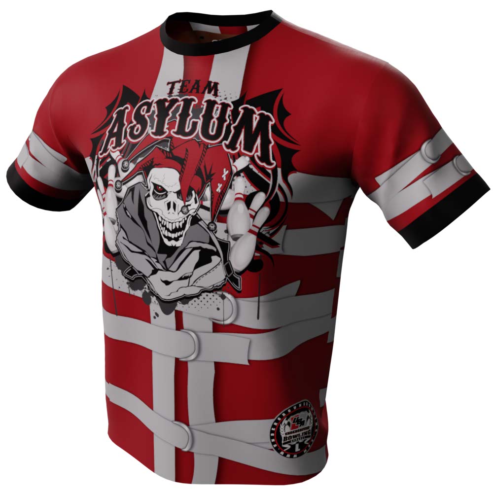 Team Asylum Straight Jacket Bowling Jersey UBA Apparel