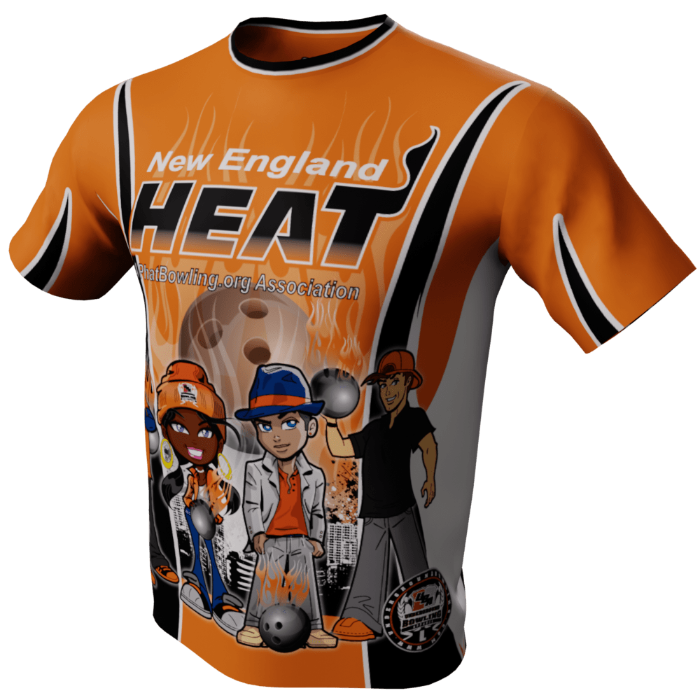 New England Heat Alt Bowling Jersey UBA Apparel