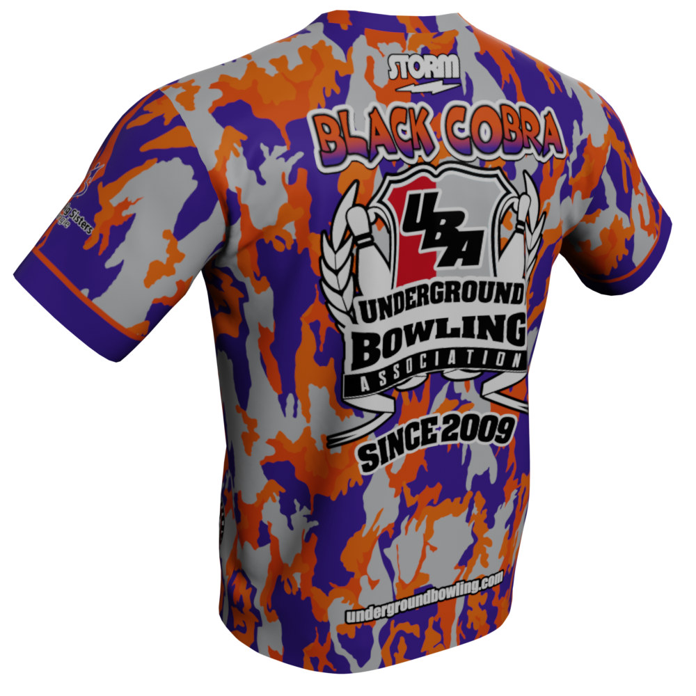 High Octane Orange Bowling Jersey UBA Apparel