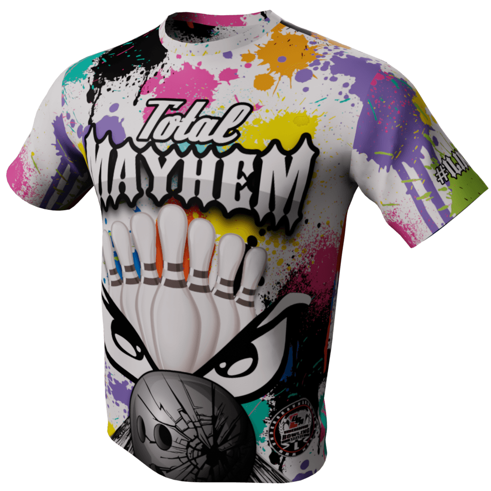Total Mayhem Paint Bowling Jersey UBA Apparel
