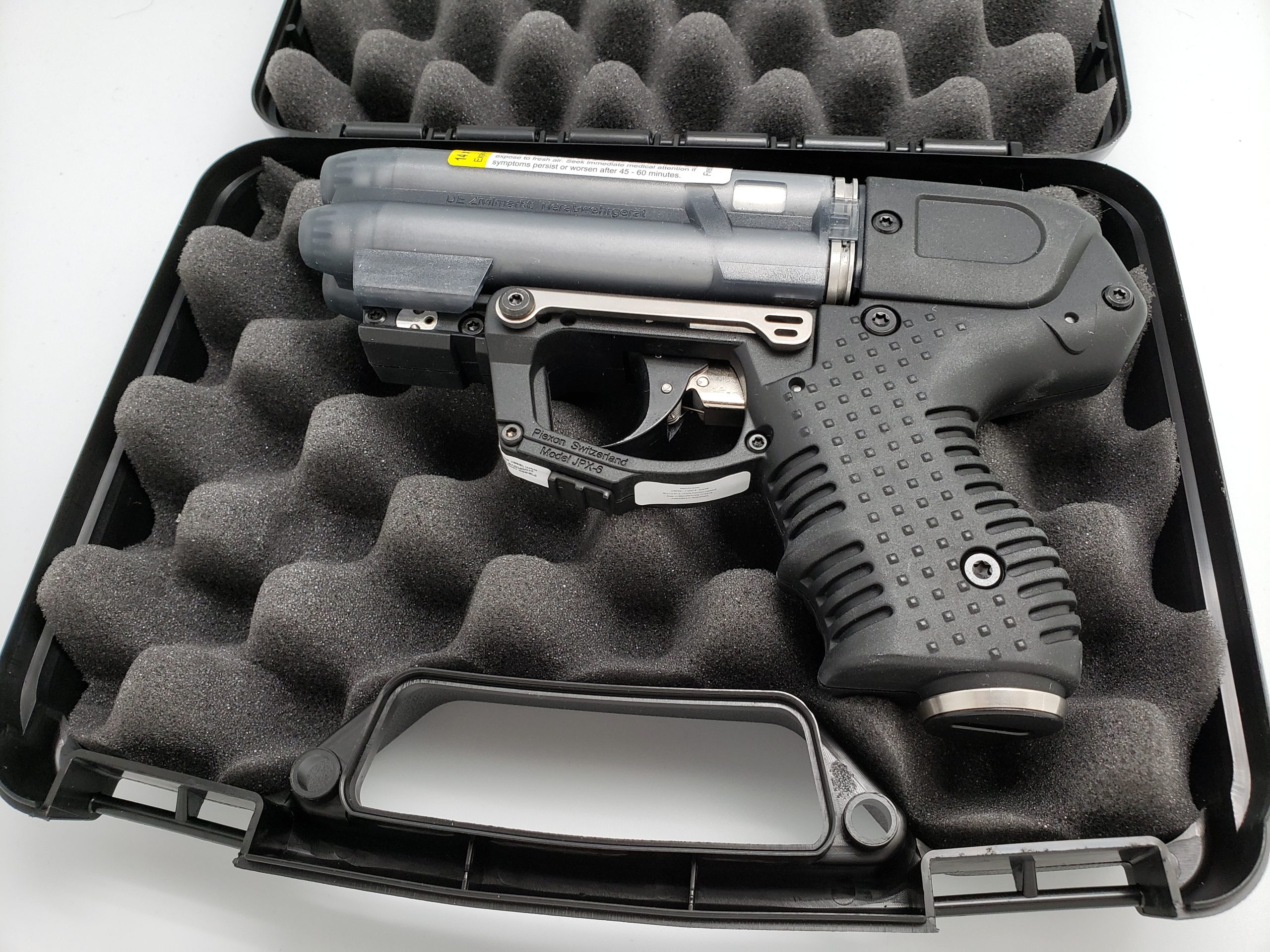 JPX 6 4 Shot Compact Pepper Gun With Laser U Back Off