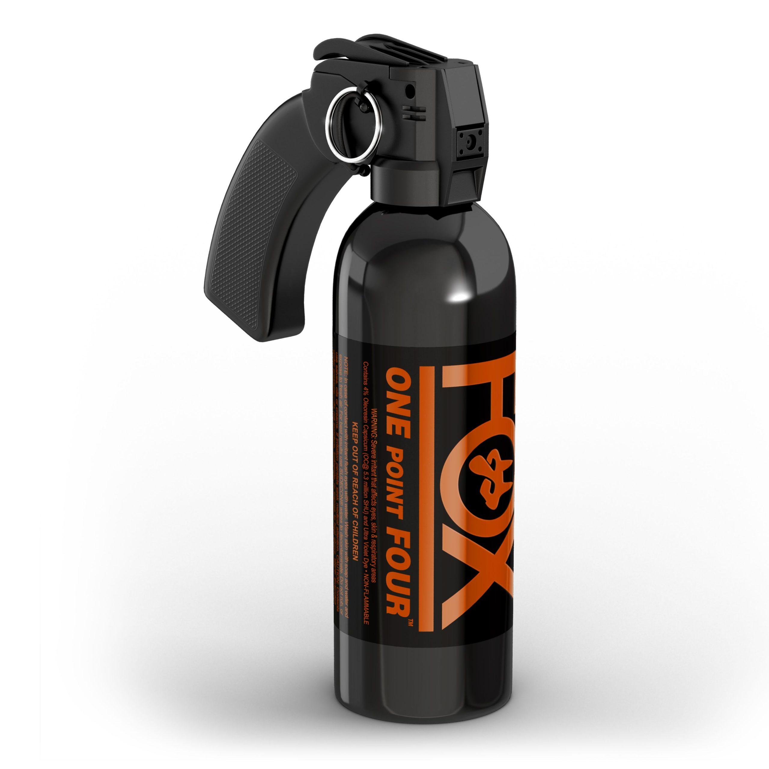 Fox Labs, One Point Four, 4 OC Pepper Spray 1LB Pistol Grip Stream