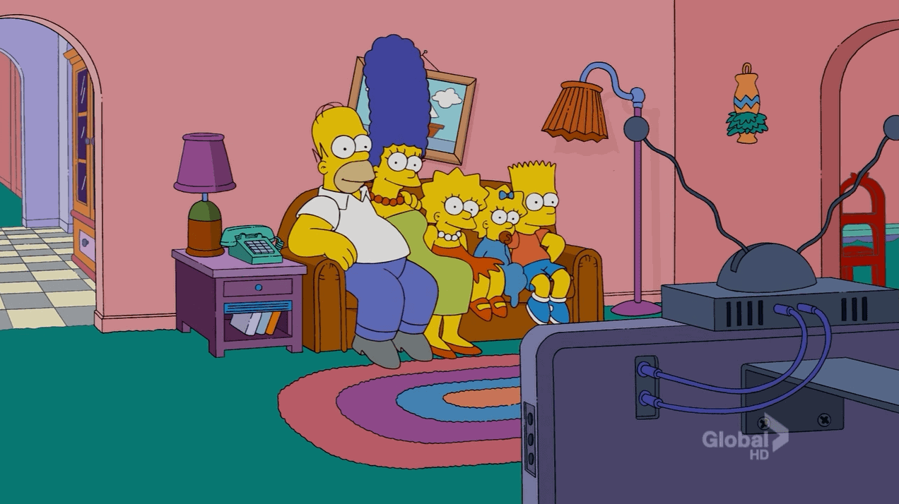 Teams Background Simpsons Couch