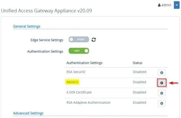 VMware UAG TwoFactor Authentication configuration UBER CLOUD