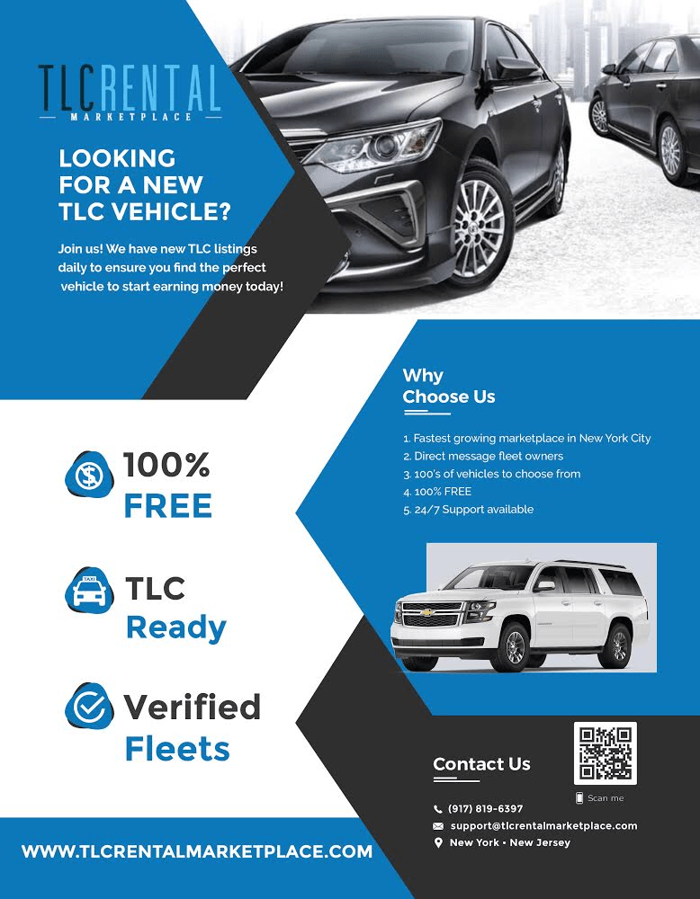 000.00 Check out the new TLC Rental Marketplace!! Uber NYC Market