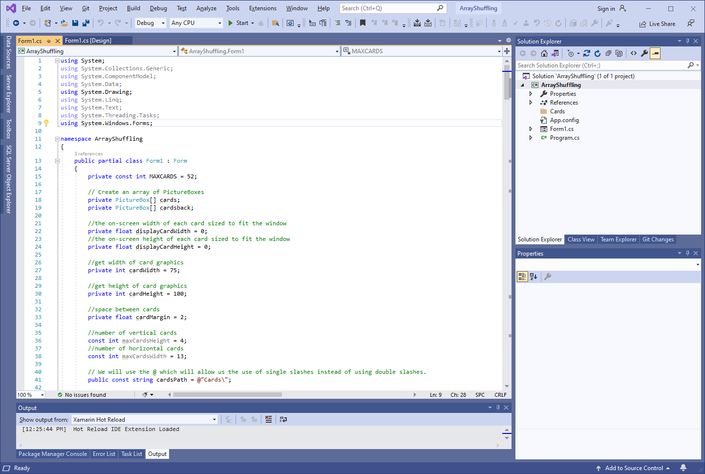 How to Shuffle a Deck of Cards in C dealing a deck of cards