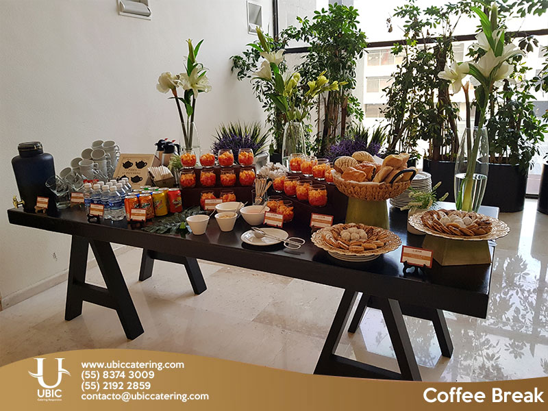 Servicio de Coffee Break en CDMX Ubic Catering Expertos en Catering